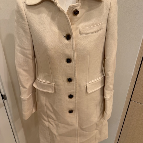 🧥 J.Crew Double Cloth Wool Coat – Size 0 - Picture 3 of 6